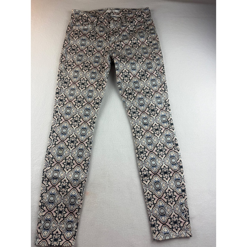7‎ For All Mankind Women's Printed Skinny Jeans Size 27 Stretch